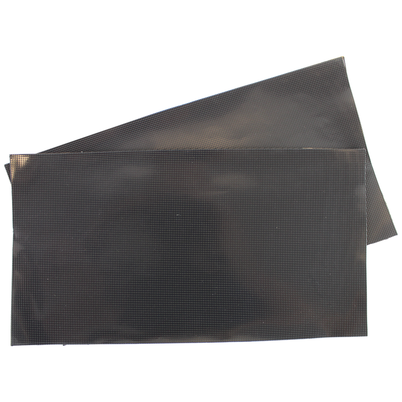 2 PIÈCES DE PROTECTION DE RÉSERVOIR 40 x 20 cm NOIRES