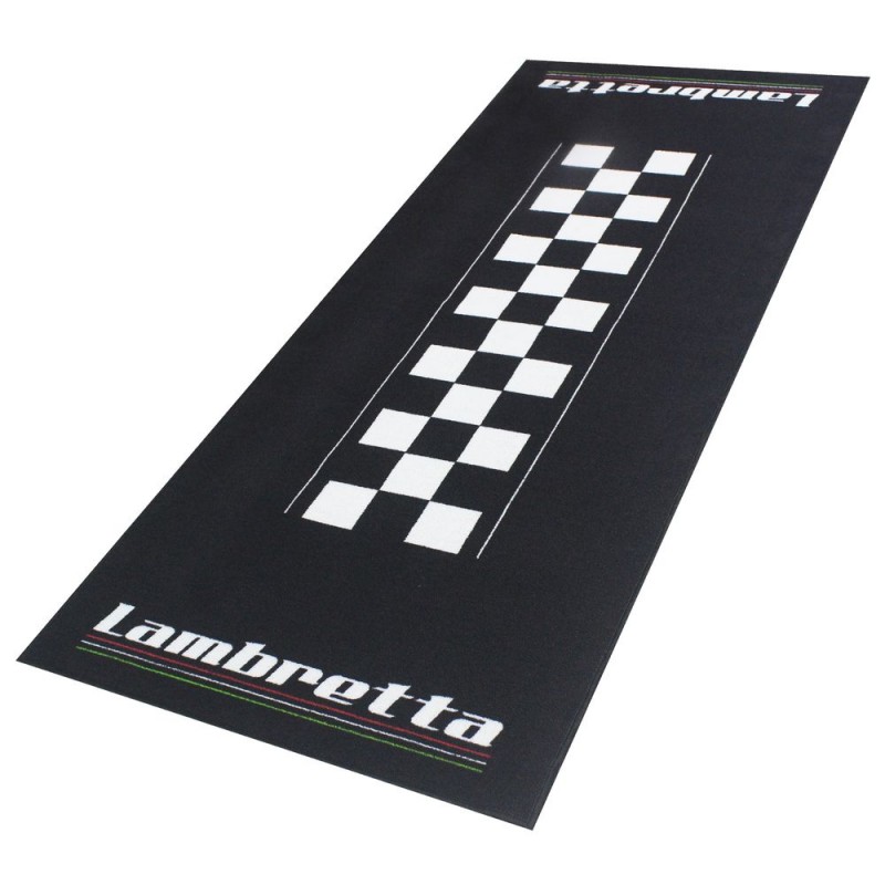 TAPIS DE GARAGE BIKETEK SÉRIE 4 LAMBRETTA 190 x 80 cm  1,52 m²