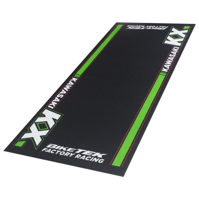 TAPIS DE GARAGE BIKETEK SÉRIE 5 KAWASAKI KX 190 x 80 cm  1,52 m²