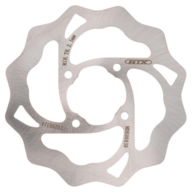 DISQUE DE FREIN MTX 160 mm MX ARRIÈRE PLEIN ONDULÉ KTM HUSQVARNA  MD6249  BKR244  MDS08010