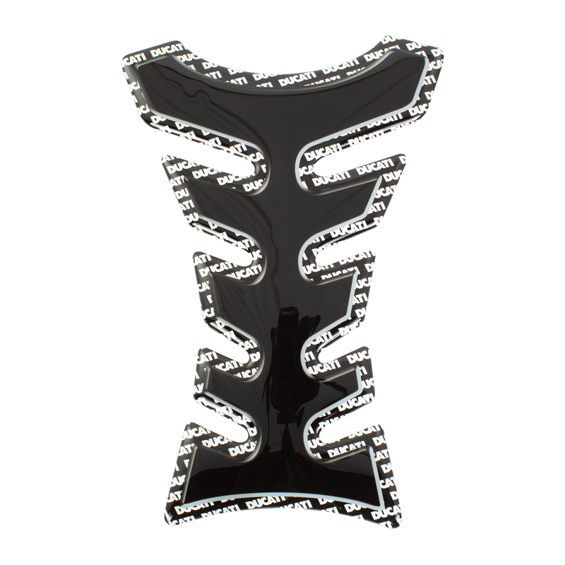 Protection de réservoir Spine Shadow Ducati Noir Blanc Argent