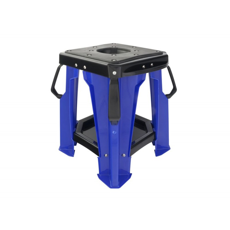 BÉQUILLE MX EN PLASTIQUE BIKETEK BLEUE