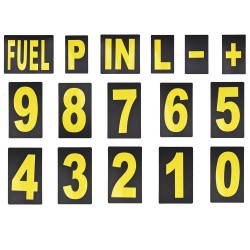 PIT BOARD NUMBER KIT YELLOW...