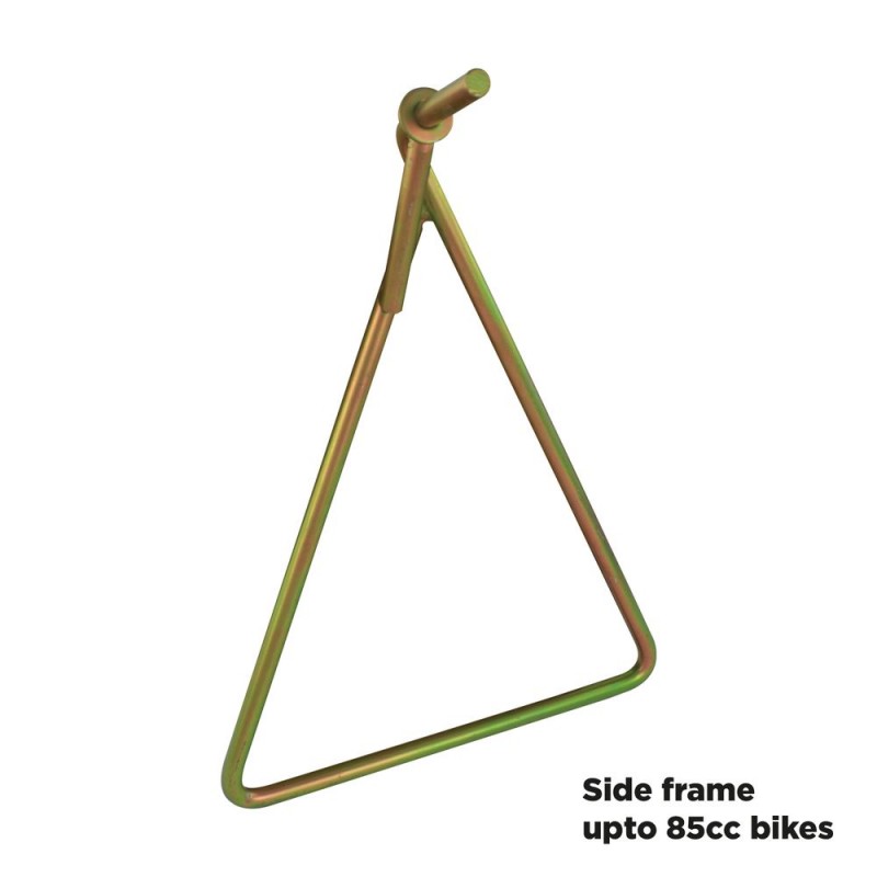 BÉQUILLE TRIANGULAIRE MX 85 cc À MONTAGE LATÉRAL SUR CADRE H 360 × l 290 MM