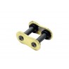 Joint torique moto 530 maillons à rivets  5 pièces   couleur verte
