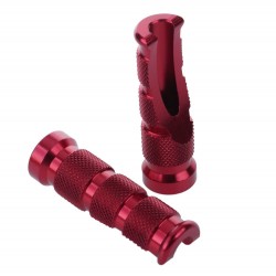 FOOTREST PEGS TAPERED RED