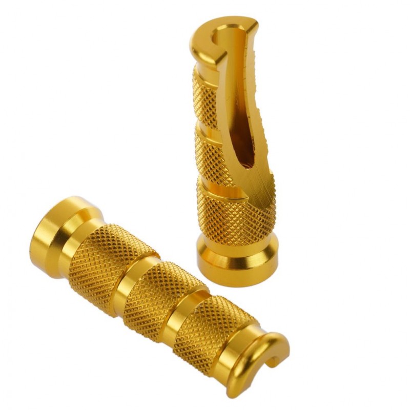 FOOTREST PEGS TAPERED GOLD