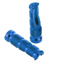 FOOTREST PEGS TAPERED BLUE