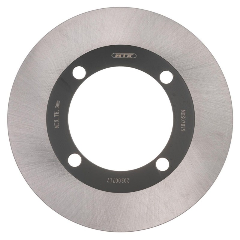 Disque de frein MTX 185 mm pour VTT, arrière plein rond Yamaha  MD6332  BK  MTX