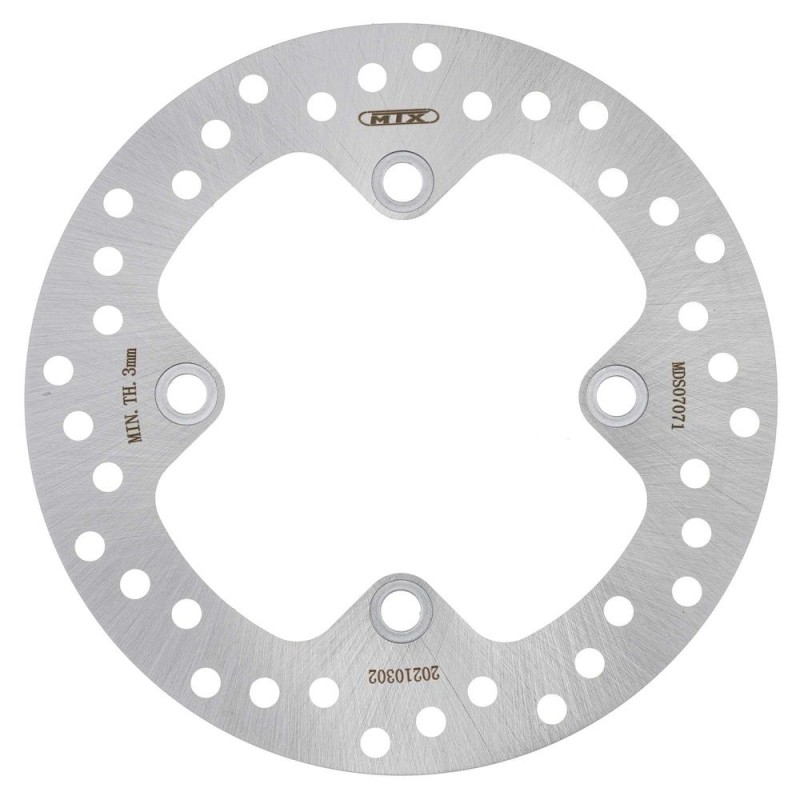 Disque de frein MTX 205 mm pour quad arrière, rond et plein, Yamaha  MD6292  BK  MTX