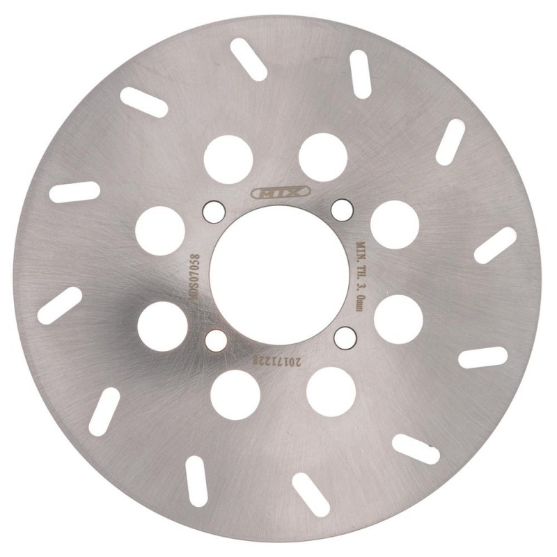 Disque de frein MTX 220 mm pour quad arrière, rond et plein, Yamaha  MD6174  BK  MTX