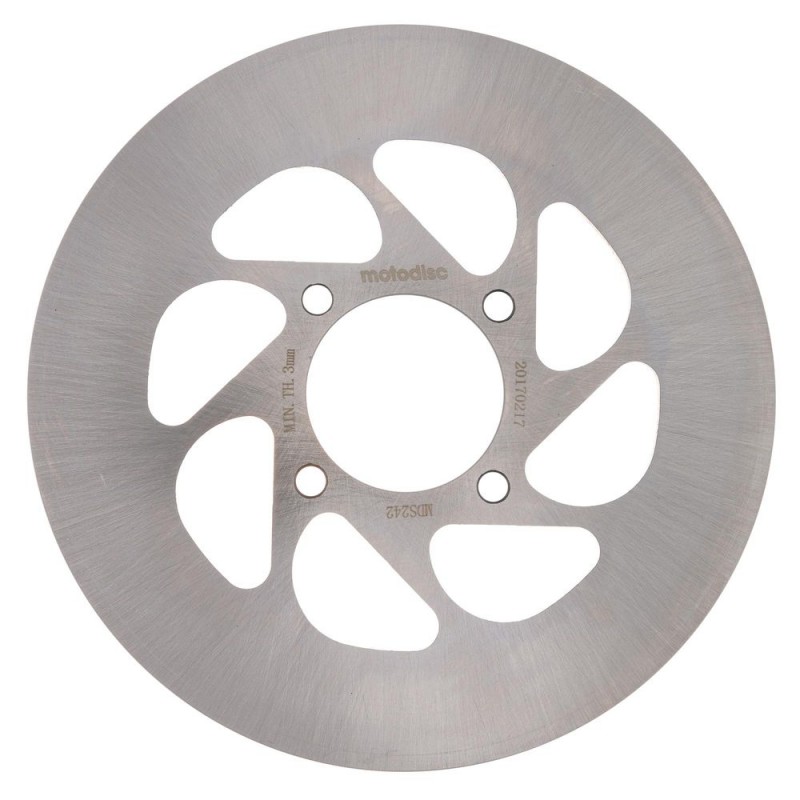 Disque de frein avant MTX 220 mm pour VTT, rond et plein, Yamaha  MD6237  BK  MTX