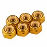 LOCK NUTS 5MM GOLD 6 PACK ~ KIT COMPONENT