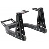 BÉQUILLE AVANT PRO EN ALUMINIUM NOIRE