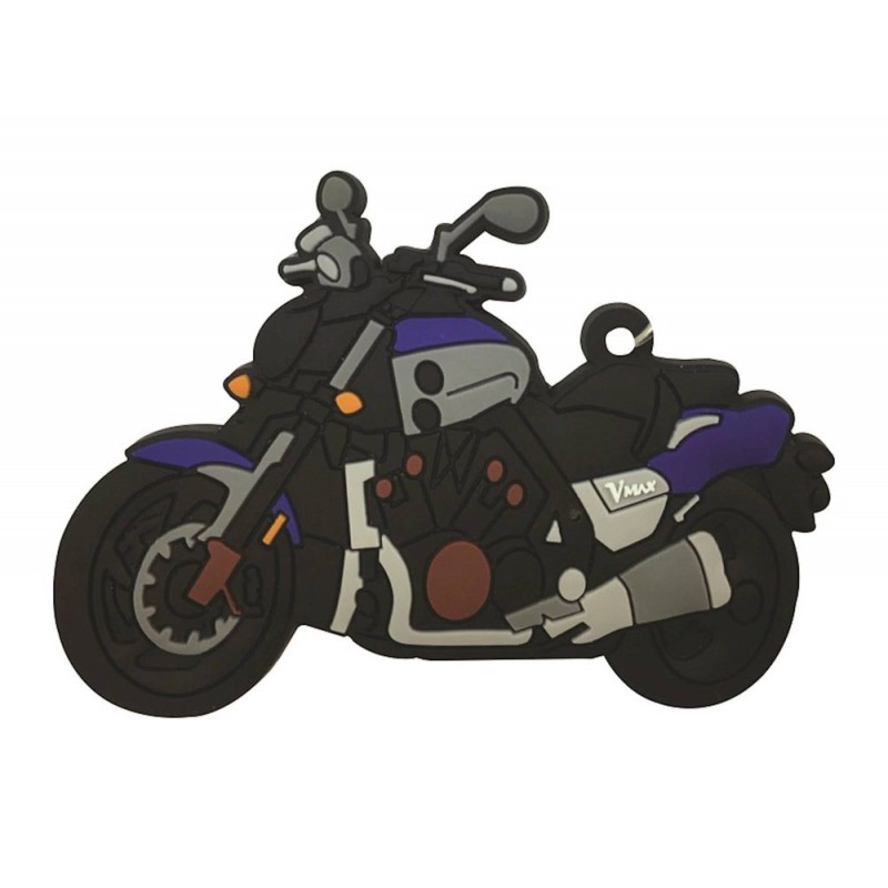 PORTE CLÉS CAOUTCHOUC YAMAHA VMAX 16