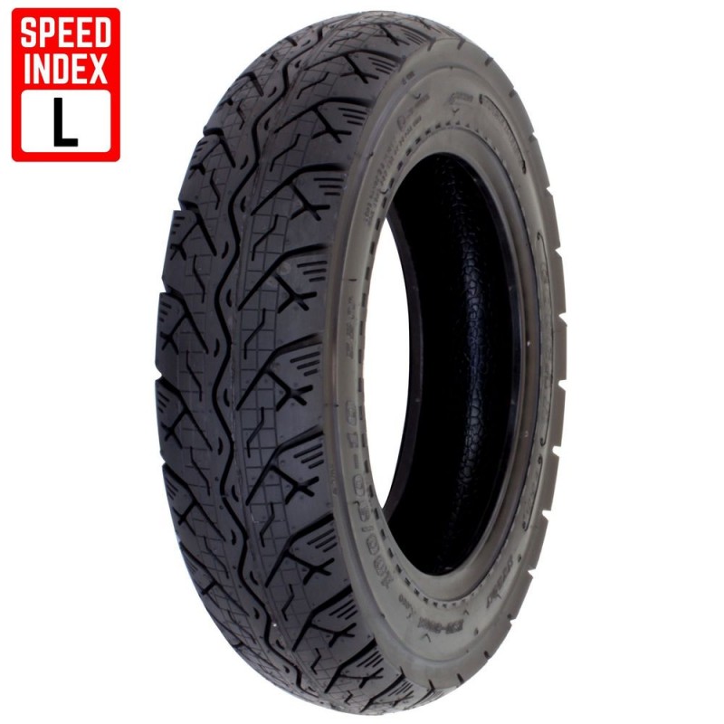 100 / 90-10 E marqué Tubeless - D822 ou F955 à sculptures
