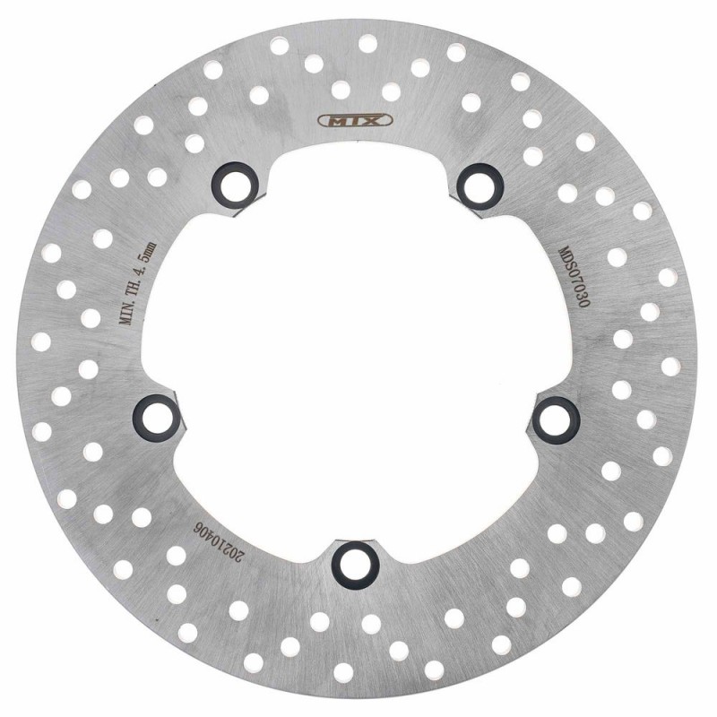 DISQUE DE FREIN MTX 245 mm ROUTE ARRIÈRE PLEIN ROND YAMAHA  MD2120  BKR832  MTX