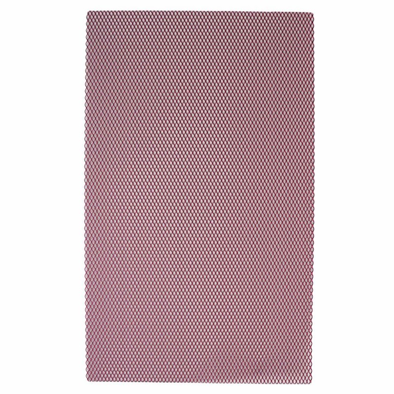 INSERT DE CARÉNAGE EN MAILLE D ALUMINIUM ROUGE 33,5 x 20 cm