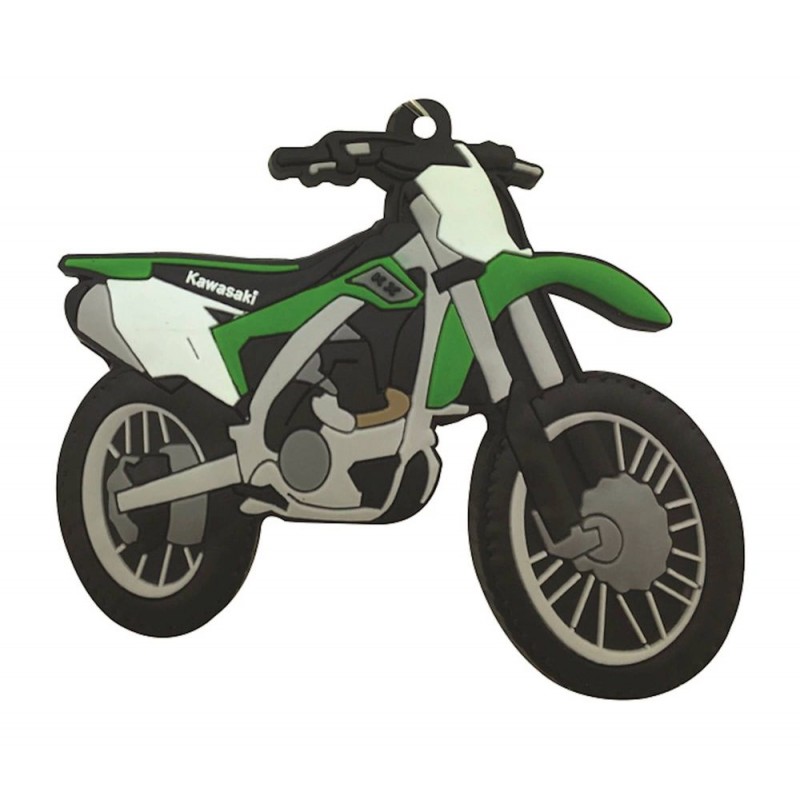 PORTE CLE CAOUTCHOUC KAWASAKI KX450F