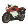 Porte clés en caoutchouc pour Ducati 1098