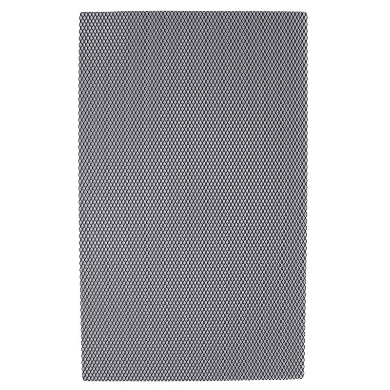 Insert de carénage en treillis aluminium noir 33,5 x 20 cm