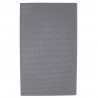 Insert de carénage en treillis aluminium noir 33,5 x 20 cm