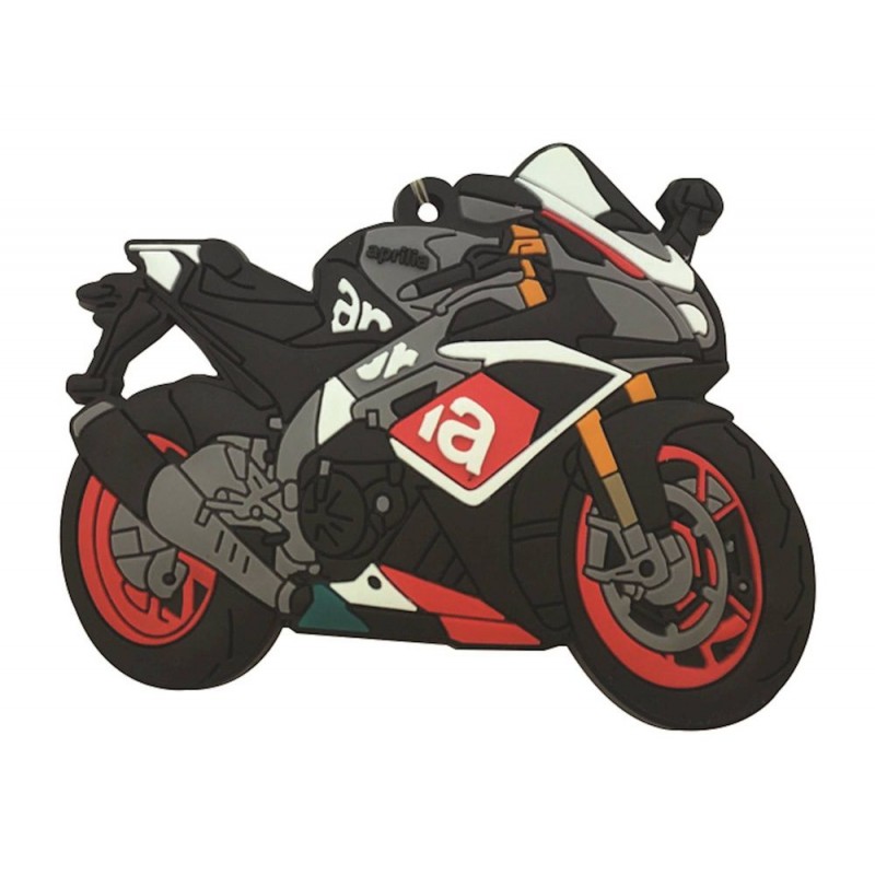 Porte clés en caoutchouc pour Aprilia RSV Mille
