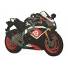Porte clés en caoutchouc pour Aprilia RSV Mille