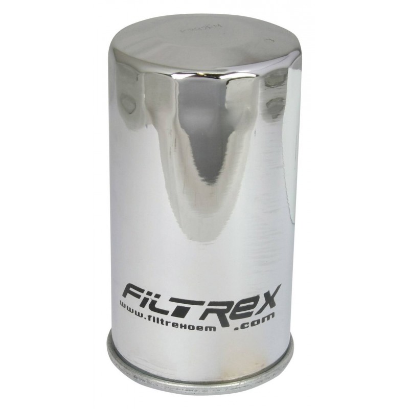 BOÎTE DE FILTRE À HUILE FILTREX CHROMÉE HARLEY 63813 90 HF173C BOÎTE CHROMÉE
