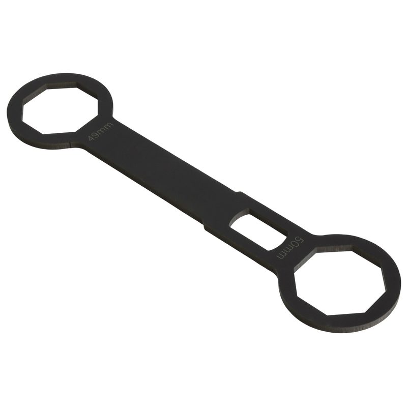 Clé à tête cylindrique de fourche (49 mm, 50 mm) à double extrémité