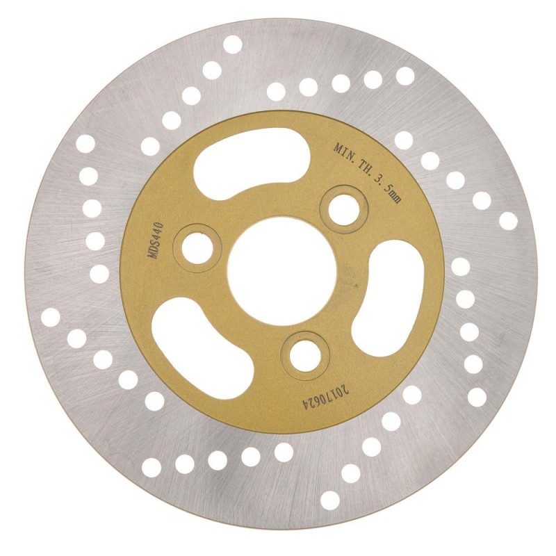 Disque de frein avant MTX 180 mm, rond et plein pour route, Suzuki  MD911  BK  MTX