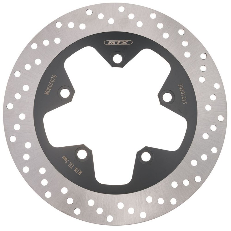 DISQUE DE FREIN MTX 260 mm ARRIÈRE ROND PLEIN SUZUKI  MD3083  BK  MTX