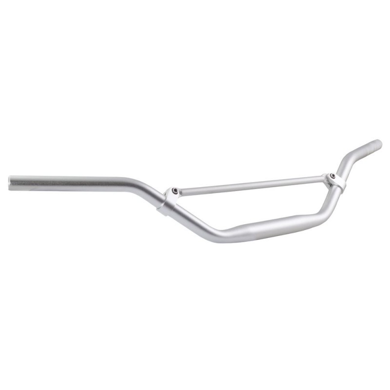 GUIDON JUMBO MX ARGENT 28,6 mm COLLIER  L 802 mm H 99 mm R 65 mm P 22,2 mm