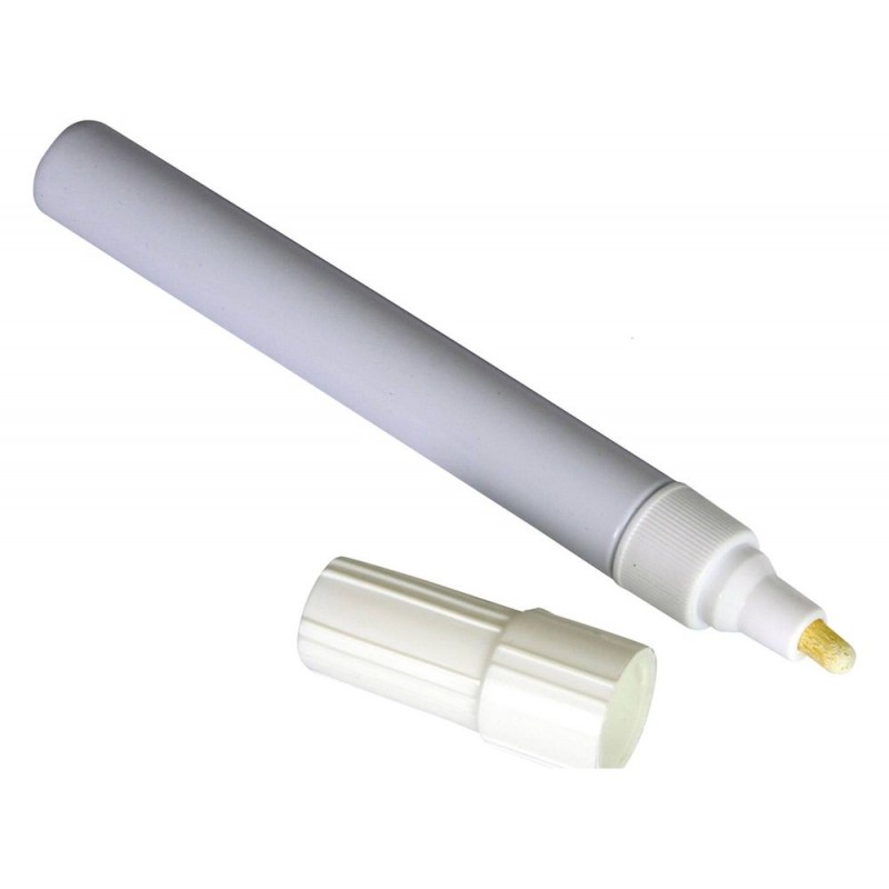 Marqueur pour pneu, pointe ronde, blanc