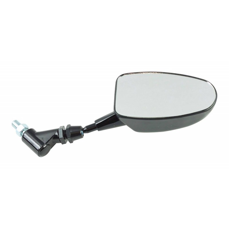 RÉTROVISEUR UNIVERSEL POUR GUIDON STALKER, FILETAGE STANDARD 10 MM, NOIR, LA PAIRE 590932