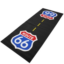 Grand Tapis de garage Route 66