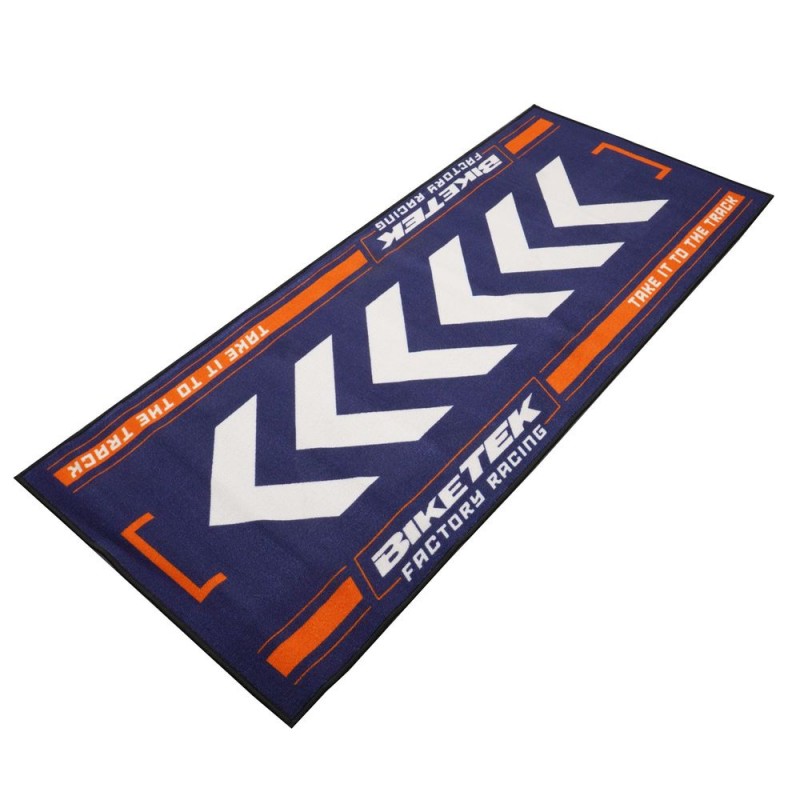 TAPIS DE GARAGE BIKETEK SÉRIE 7 ORANGE   190 x 80 cm