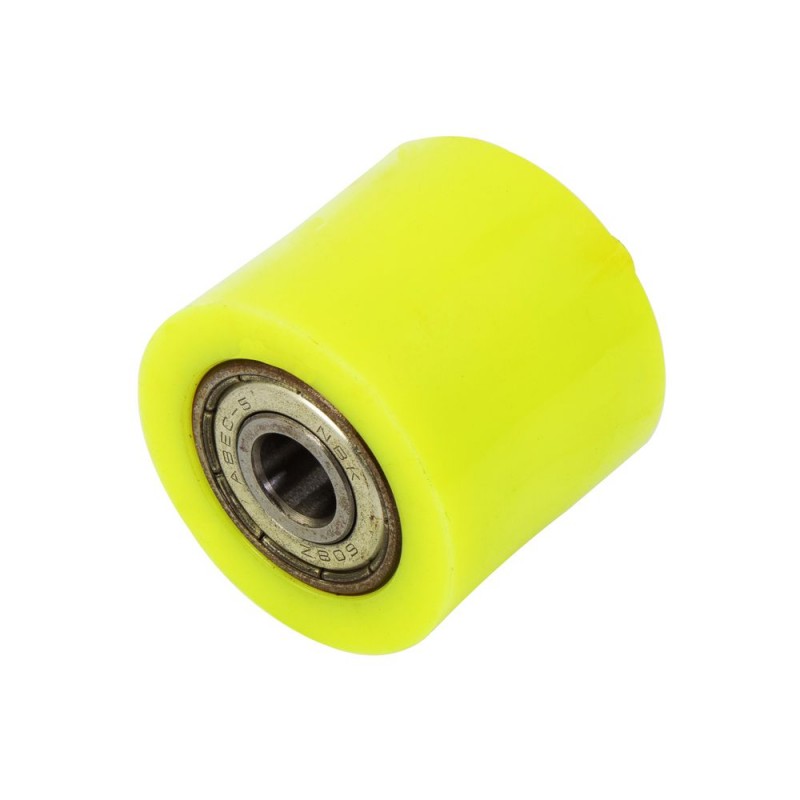 Galet de chaîne 32 mm jaune