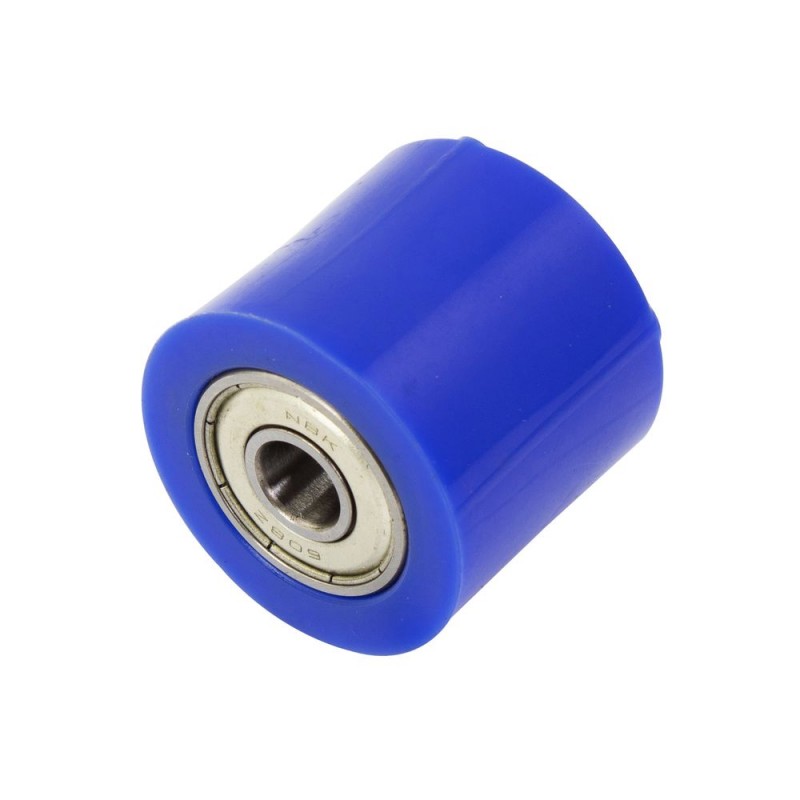Galet de chaîne 32 mm bleu