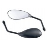 PAIRE DE RÉTROVISEURS UNIVERSELS F3 NOIRS POUR GUIDON 10 MM