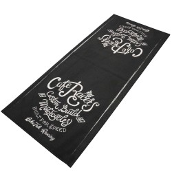 TAPIS DE GARAGE BIKETEK CAFÉ RACER CUSTOM BUILD   190 x 80 cm