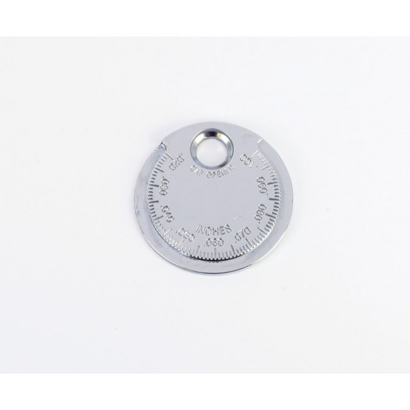 Jauge de bougie (0,02 x 0,1 pouce) pour vérifier l'écartement des électrodes