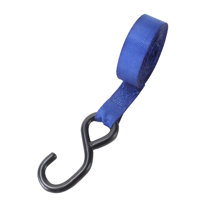 2 sangles d'arrimage à cliquet bleues, 5 m x 25 mm