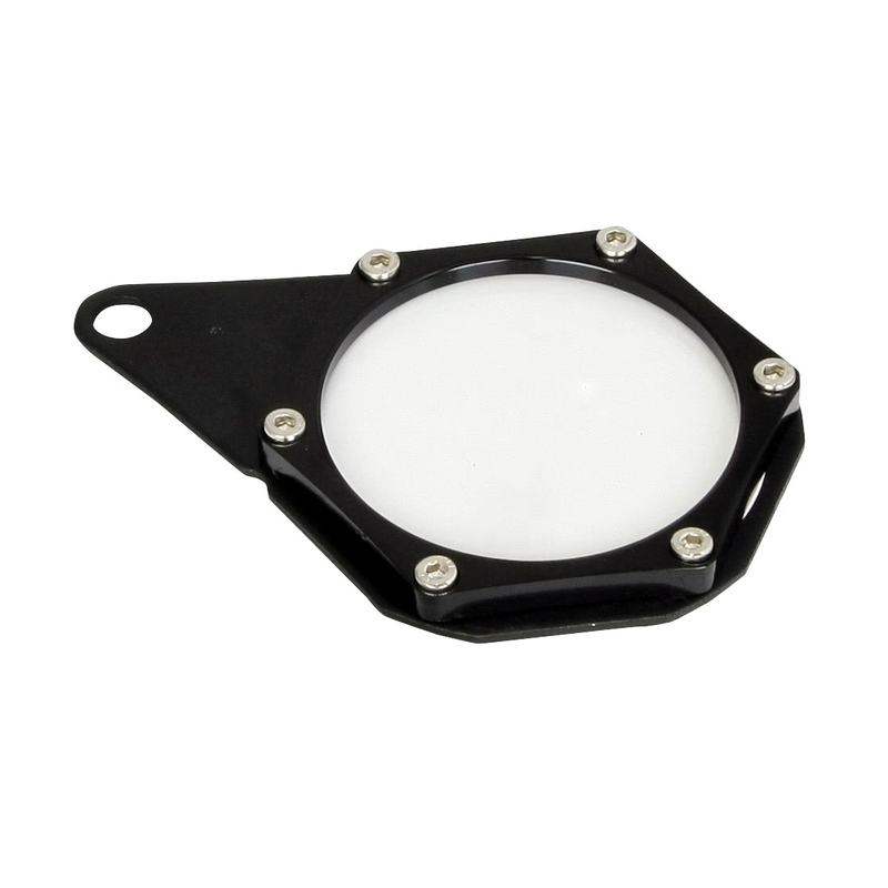 TAX DISC HOLDER ANODISED HEXAGON BLACK