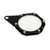 TAX DISC HOLDER ANODISED HEXAGON BLACK