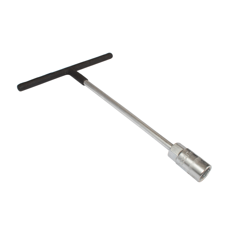DOUILLE EN T 17 MM AVEC POIGNÉE EN CAOUTCHOUC
