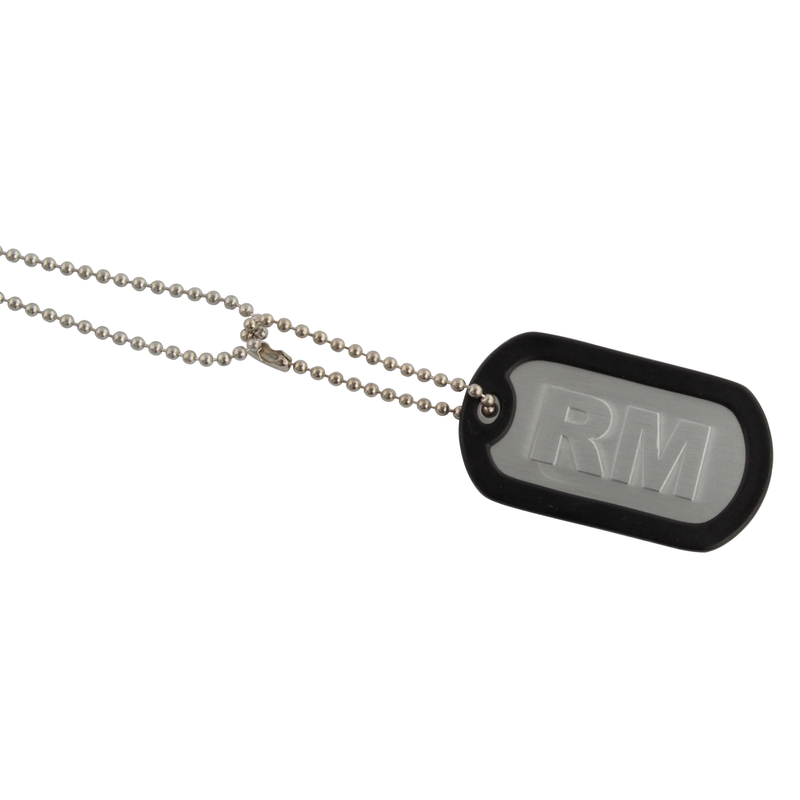 DOGTAG KEYFOB RM - INCLUDES KEYCHAIN  NECKCHAIN AND DAMPER