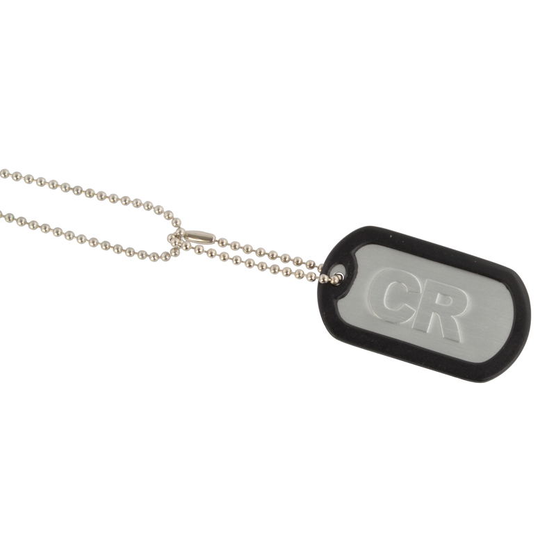 DOGTAG KEYFOB CR - INCLUDES KEYCHAIN  NECKCHAIN AND DAMPER