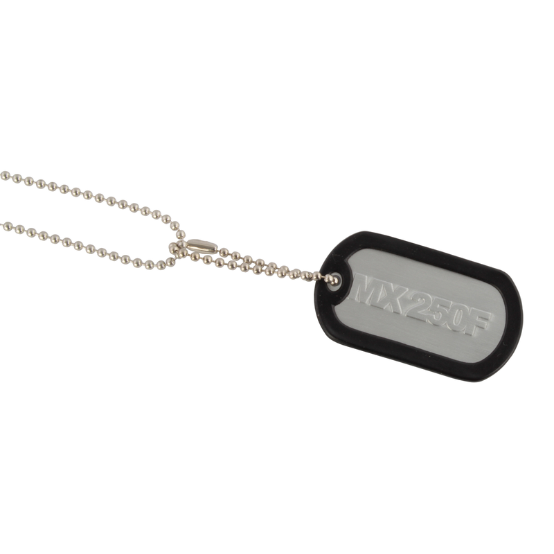 DOGTAG KEYFOB MX 250 F - INCLUDES KEYCHAIN  NECKCHAIN AND DAMPER