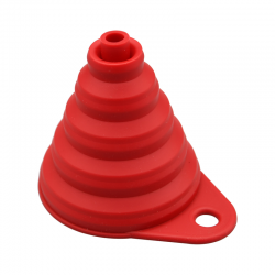 ENTONNOIR EN SILICONE ROUGE